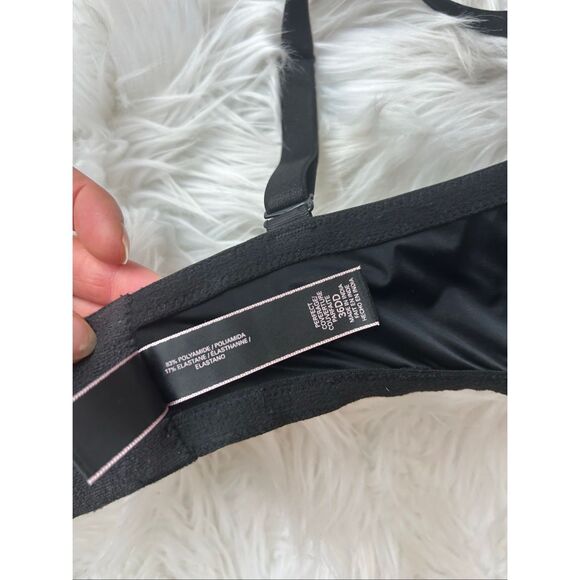 Victoria’s Secret 36DD bundle black and pink/nude bra no padding - Picture 3 of 6
